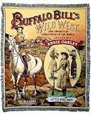 Buffalo Bill and Annie Oakley Cotton Throw Blanket