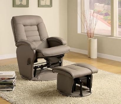 northcrest alexander glider rocker recliner with ottoman