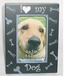 I Love My Dog - Woof - Bones Picture Frame