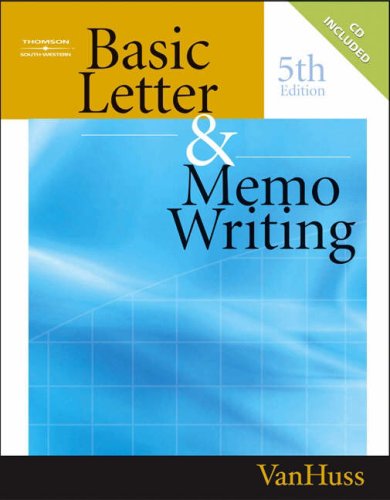 Basic Letter and Memo Writing