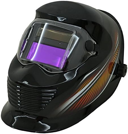 JEXONA Solar Power Auto Darkening Welding Helment 9007 Color Black and Fan