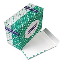 Quality Park Catalog Envelopes, First Class Border, 10 x 13-Inches, White, Box of 250 (54384)