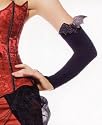 Leg Avenue Fingerless Gloves with Glitter Bat