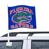 NCAA Florida Gators Royal Blue Car Flag-
