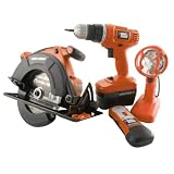 Black and Decker Cordless 24 Volt 4 Tool...