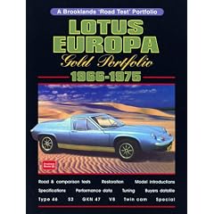 Lotus Europa Gold Portfolio 1966-1975 (Brooklands Books Road Test Series) (Brooklands Road Tests)
