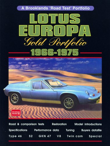 Brooklands Lotus Europa Gold Portfolio 1966-1975