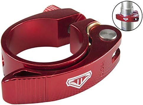 Anodized Aluminum Headtube Clamp Fit for Folding Bike Headtube Red