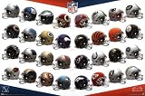 NFL (Logo Helmets) Sports Poster Print - 24