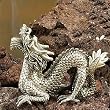 New Chinese Dragon Collectible Pewter Cone Incense Burner Aromatherapy