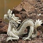 New Chinese Dragon Collectible Pewter Cone Incense Burner Aromatherapy