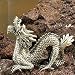 New Chinese Dragon Collectible Pewter Cone Incense Burner Aromatherapy
