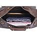 Overnight bag Canvas Genuine Leather Travel Duffel Bags for Men and Women Weekend (Grey)