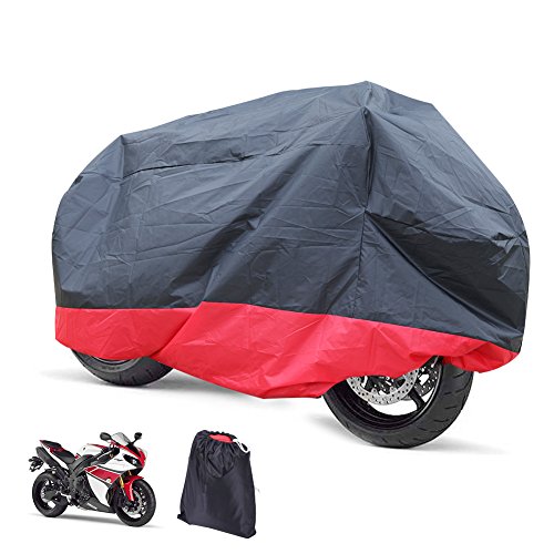 Coprimoto ANFTOP XXXXL Impermeabile - Nero/Argento, Antipolvere E UV, Con Sacca E Fibbie (295x110x140 Cm) - Foto 8