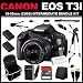 Canon EOS Rebel T3i 18 MP CMOS APS-C Sensor DIGIC 4 Image Processor Full-HD Movie Mode Digital SLR Camera with 3.0-Inch Clear View Vari-Angle LCD and EF-S 18-55mm f/3.5-5.6 IS Lens (32GB Intermediate Bundle Kit) includes Charger, x2 Batteries, 8GB SD Card, USB Card Reader, HDMI Cable, Carrying Case, Mini Tripod, 67