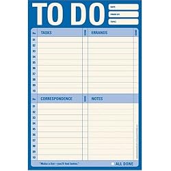 Knock Knock To Do Note Pads (Pack of 4)
