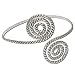 Upper Arm Band Armlet Bracelet in Silver 23 gms. 3.5 inches (armlt043c)