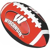 My Team Wisconsin Badgers Squishy Microbead Football Pillow