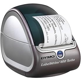 DYMO LabelWriter 400 Turbo - Label printer - B/W - direct thermal - Roll (6 cm) - 300 dpi - up to 55 labels/min - USB