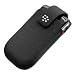 BlackBerry Leder Handytasche (Holster mit G�rtel-Clip) f�r Torch 9800 schwarz