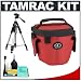 Tamrac 3320 Aero Zoom 20 Photo Pack (Red) + Tripod + Accessory Kit for Canon Rebel XSi, XS, XTi, 40D, Nikon D40, D60, D80, D200, D300, D700, Olympus Evolt E-410, E-420, E-510, E-520, and Sony Alpha A200, A300, A350, A700 Digital SLR Cameras