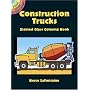 Construction Trucks Stained Glass Coloring Book (Dover Little Activity Books)