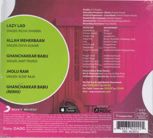 Amit Trivedi - Ghanchakkar (2013) - Zortam Music