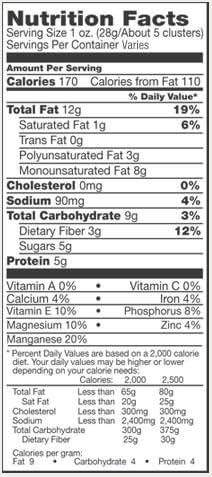 Truenorth Almond Pecan Crunch, 5 Ounce -- 12 per case.