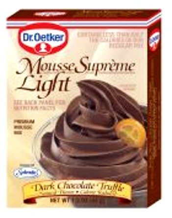 Dr. Oetker Dark Chocolate Truffle Mousse -Light ( 1.5 Oz ) by Dr. Oetker