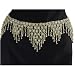 Stunning Brass Hip Chain with Bells and Drops, Fits waist or hips 36