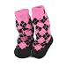 Trumpette Argyle Minnie Socks - Pink, 1-2 Years