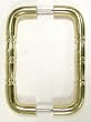 Top Knobs- Appliance 12-3/4" Back to Back Passage Door Pull in Polished Brass