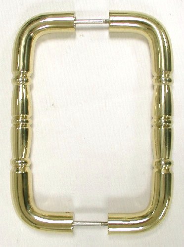 Top Knobs M715-18 Pair Nouveau Ring Back to Back Door Pull