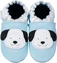 Robeez Infant/Toddler Puppy Slip-On,Baby Blue,18-24 Months (US Toddler 6.5-8 M)