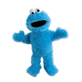 Sesame Street Hand Puppet - Cookie Monster (full body) 14.5 by Gund 21021 by 