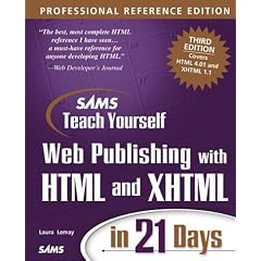 Sams Teach Yourself Web Publishing with HTML and XHTML in 21 Days