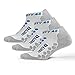 Thirty48 Ultra-Light Running Socks Unisex,3 Pack Blue/White ,Small
