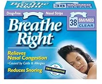 Breathe Right Nasal Strips, Small/Medium, Clear, 38-Count Boxes (Pack of 2)
