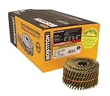 Bostitch C8R99BCG Thickcoat Round Head 2-1/2-Inch by .099-Inch by 15 Degree Ring Shank Coil Framing Nail (3,600 per Box)