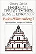 Handbuch der Deutschen Kunstdenkm�ler, Baden-W�rttemberg