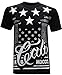 tees geek California Republic Cali MDCCCL Men's T-Shirt- (X-Large) - Black