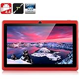 E-Ceros Create 2 Tablet PC - Quad Core A33 Chipset, Mali400 GPU, 7 Inch Screen, Android 4.4, 8GB Memory, OTG (Red)