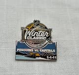 2011 NHL Winter Classic Hockey Pin Pittsburgh Penguins VS Washinton Capitals 1.1.11