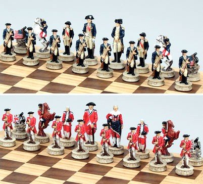 Buy Revolutionary War Theme Chessmen (Large Size)