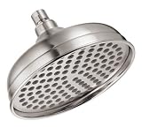 Danze D461192BN Antique Bell 8-Inch Showerhead, Brushed Nickel