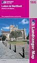 Luton and Hertford, Hitchin and St.Albans (Landranger Maps)