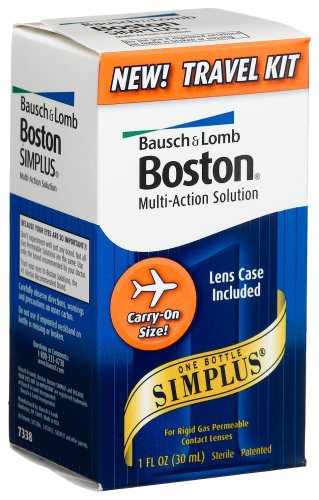 Buy Boston Multi-Action Solution, Simplus Travel Kit, 1-Ounce Bottles (Pack of 3) by Boston now!