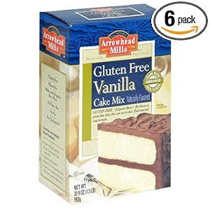 Arrowhead Mills Gluten-Free Vanilla Cake Mix, 20.9-Ounce Units (Pack of 6) by Arrowhead Mills