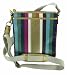 Coach Julia Legacy Stripe Swingpack Crossbody Messenger Bag Purse Tote Multi