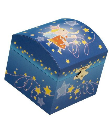 Spieluhrenwelt Kinder-Schmucktruhe Zauberin Blau Spielt die Melodie When You Wish Upon A S Preisvergleich